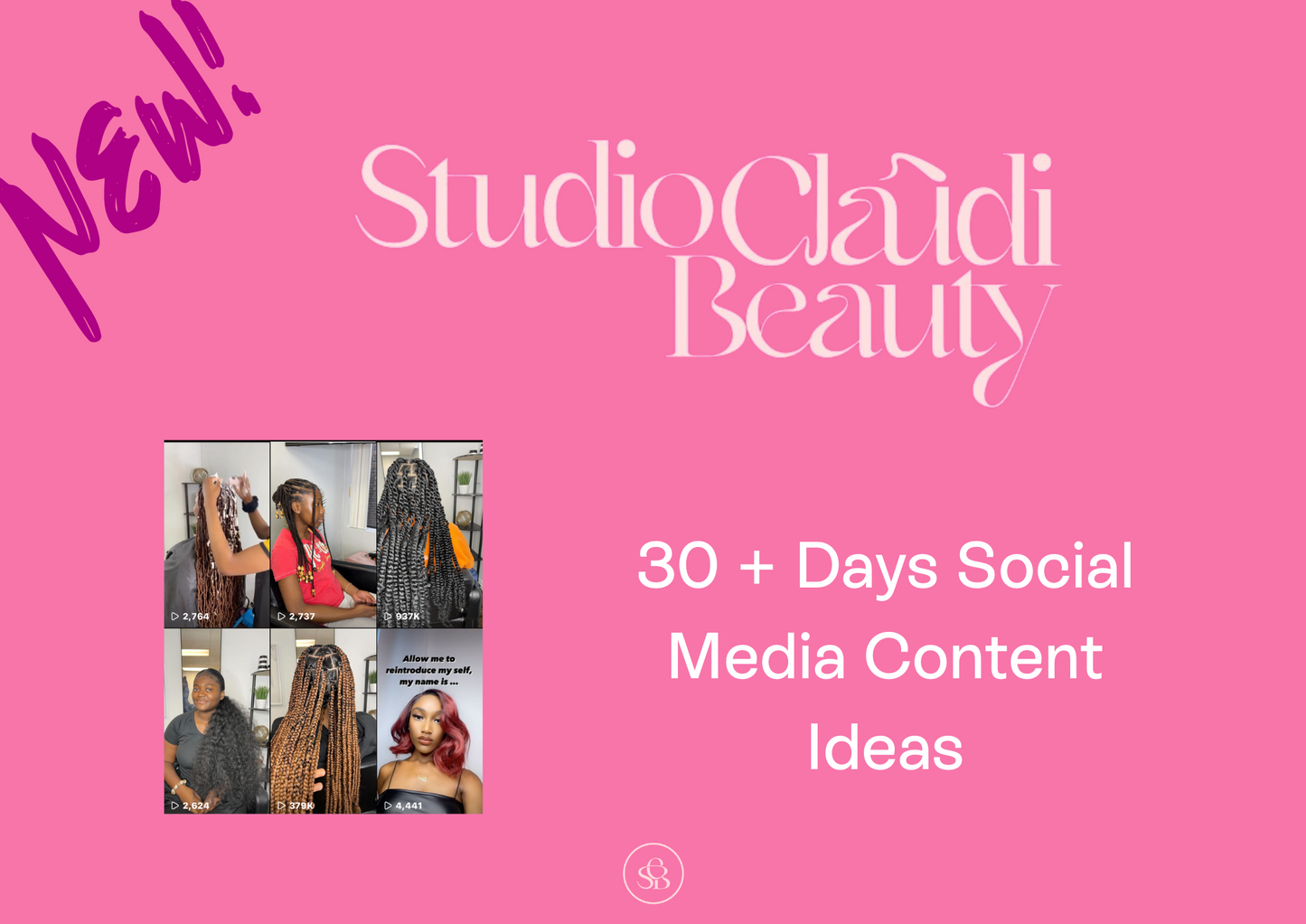 Studio Claudi Beauty social media content ideas